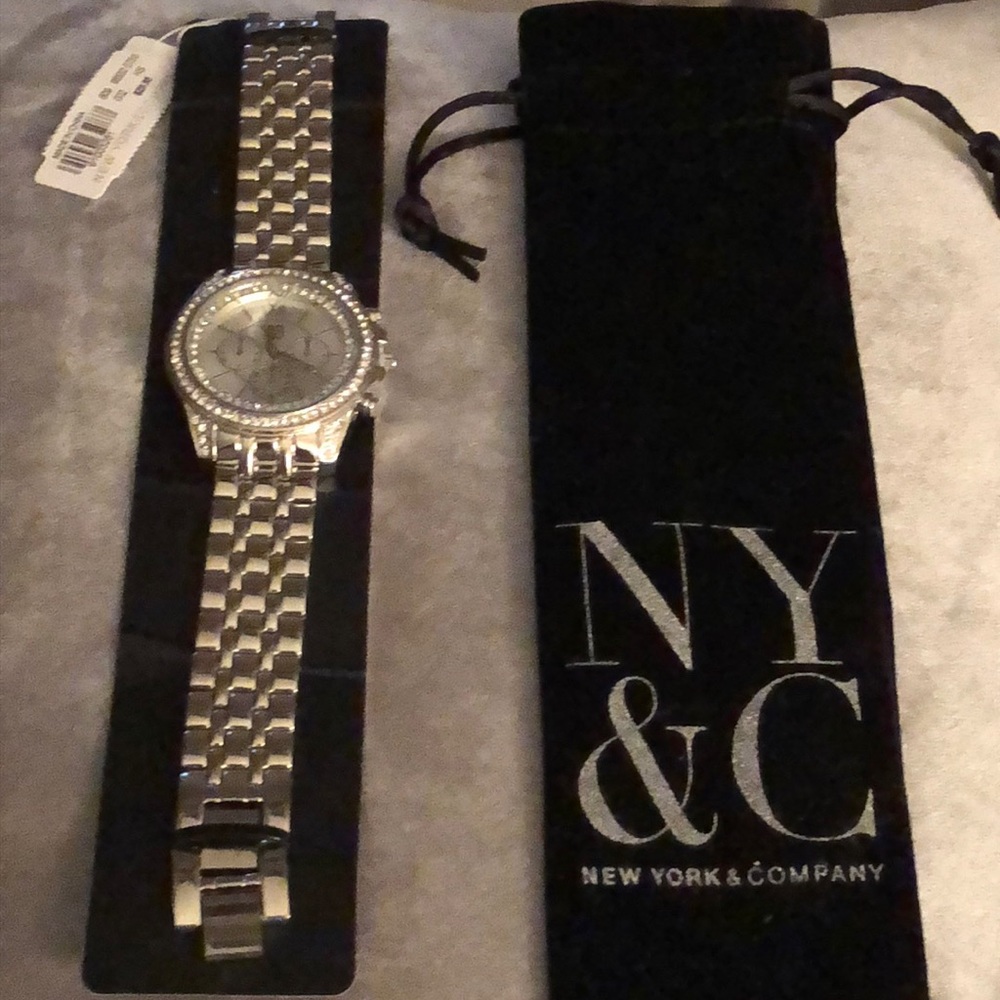 NY&C Silver Watch